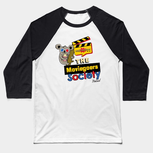 Moviegoers Society Member Baseball T-Shirt by nerdtropolis